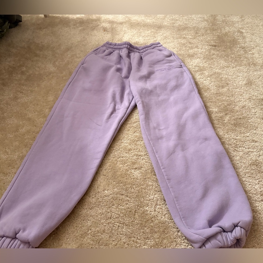 Comfrt pastel purple SET: sweatpants and hoodie